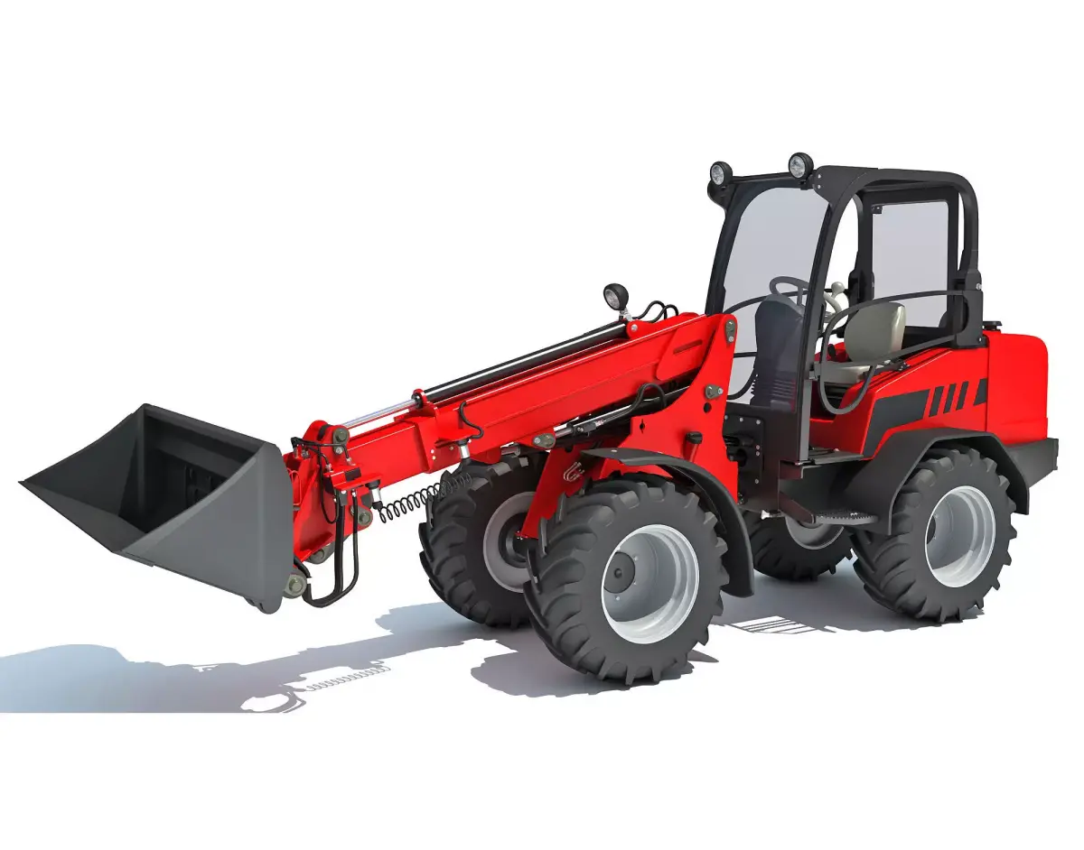 Telehandler Scoop Bucket 3D model purchase