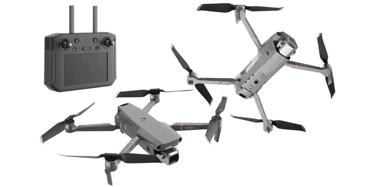 Quadcopter DJI Mavic 2 BLENDER 3D Model Cycles 3D model