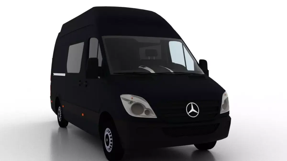 Mercedes Benz Sprinter L2H3 2009 Crew Van EU 3D model