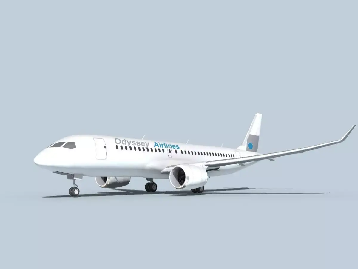 Bombardier CS100 Odyssey 3D model