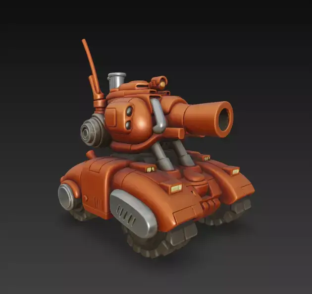 Metal Slug Tank 01 Free 3D print model