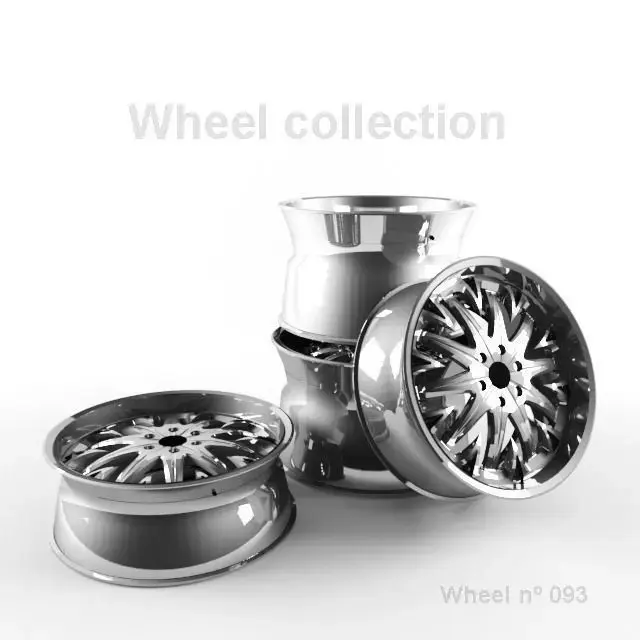 Wheel N093 Collection 3D model