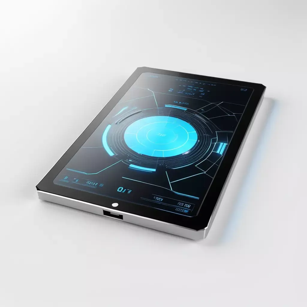 Futuristic SciFi Holographic Tablet 3D model