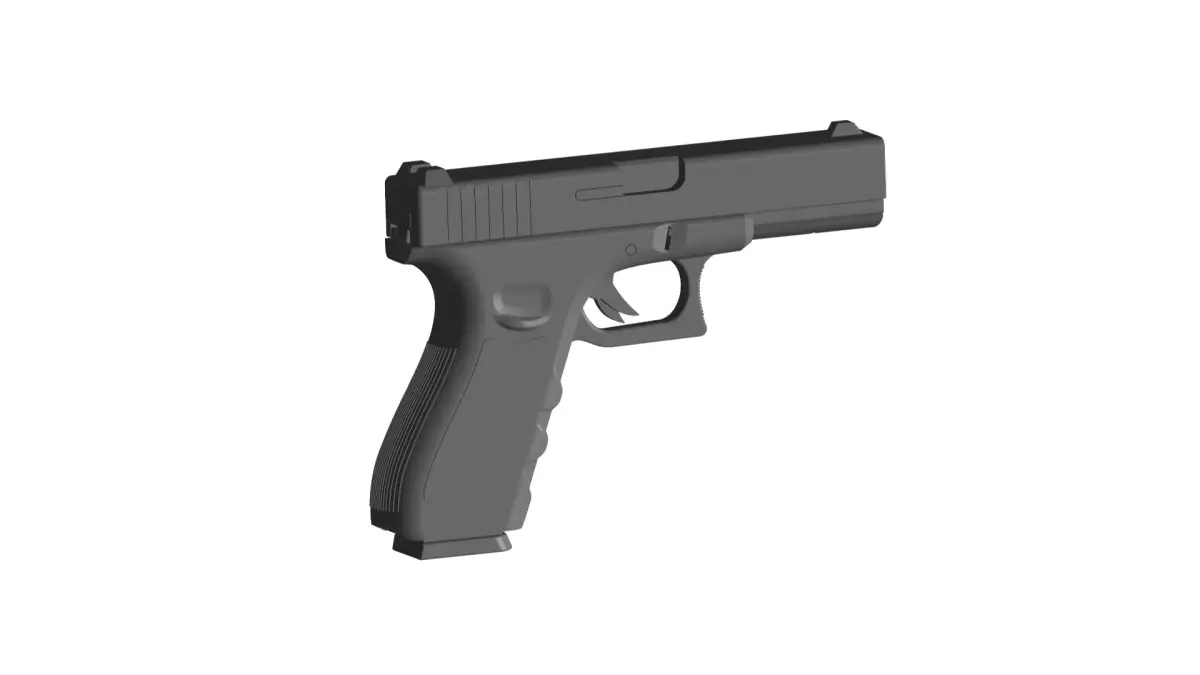 Glock-17 3D model purchase
