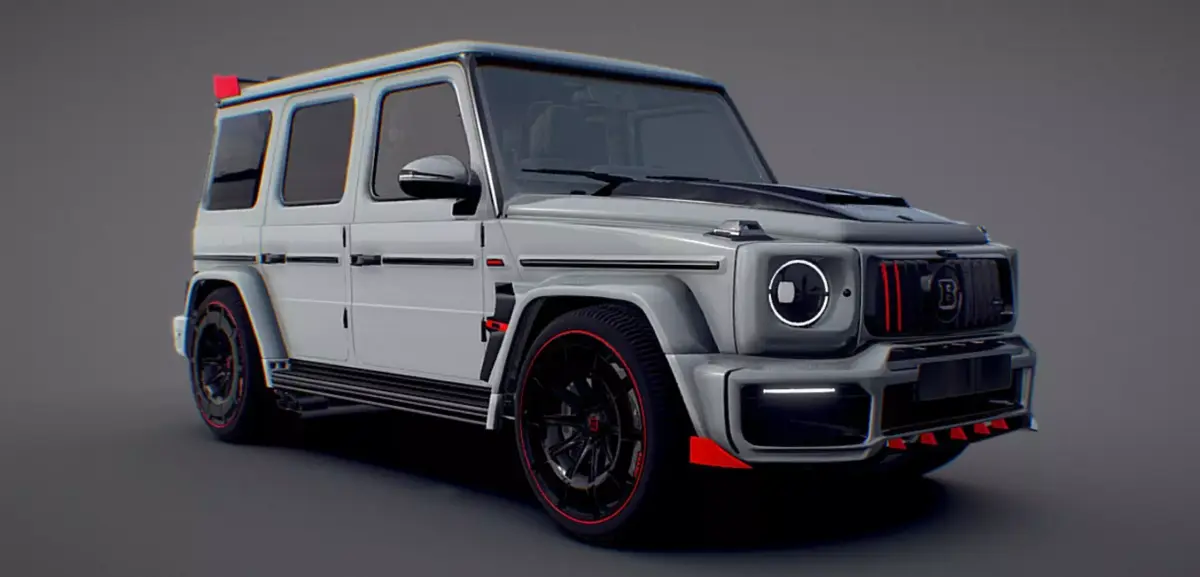Mercedes BRABUS G900 Rocket Edition Low-poly 3D model