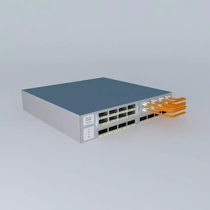 Cisco Top of Rack Catalyst 4900 3D model