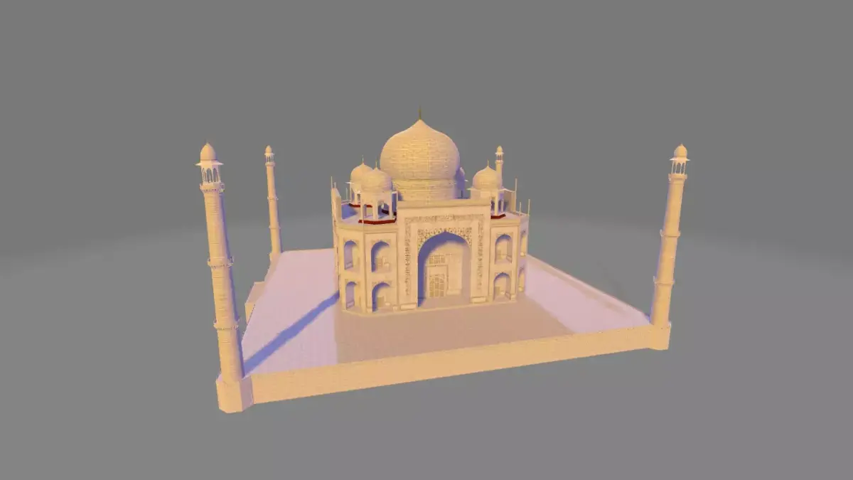 Taj Mahal  3D model