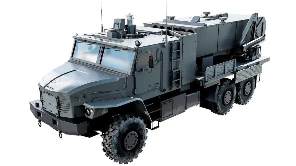 TOS-2 Tosochka Multiple Rocket Launcher 3D model