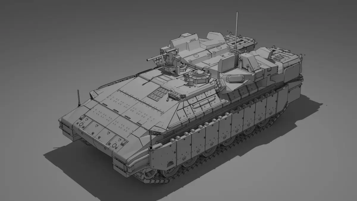 IDF Nammer APC with Trophy APS 3D model
