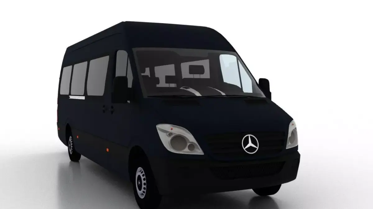 Mercedes Benz Sprinter L3H2 2009 Passenger EU 3D model