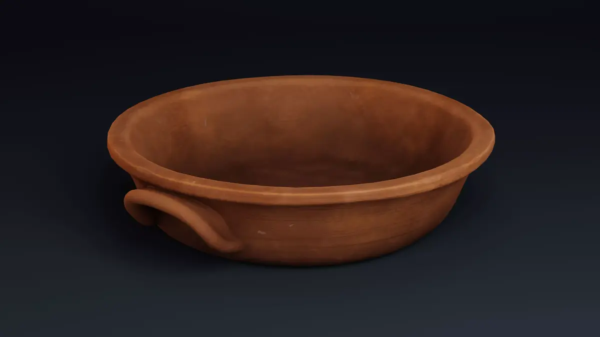 Pot - TP024 Free low-poly 3D model