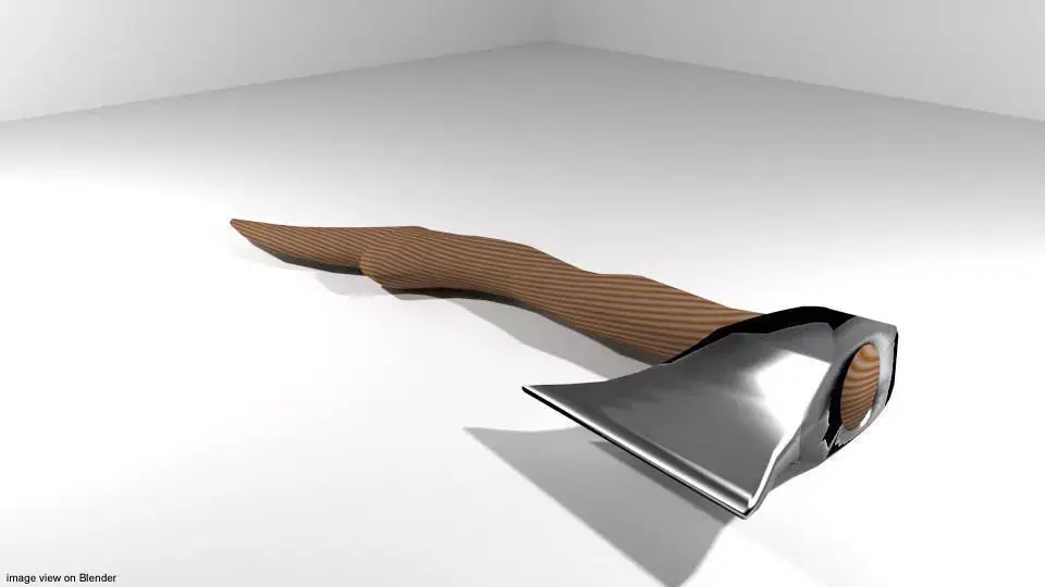 Battle Axe - Malay Kapak Kecil 3D model