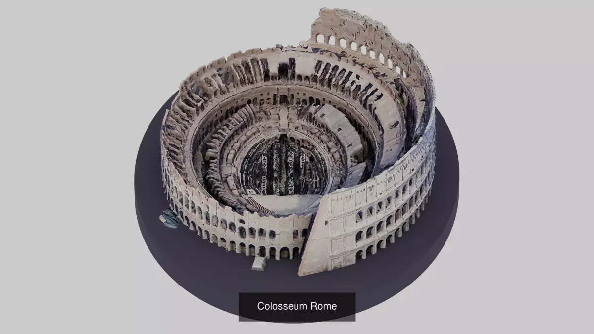 Italian Monuments 3D Model Collection