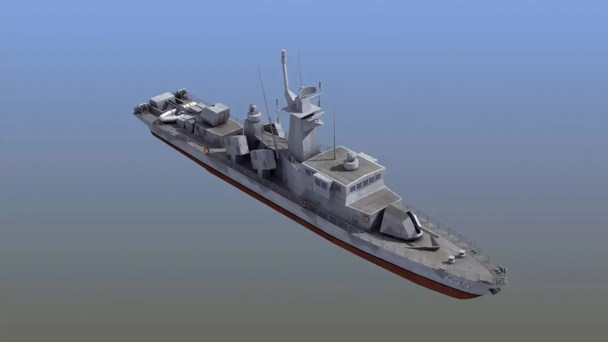 Goteborg Missile Boat 3D model