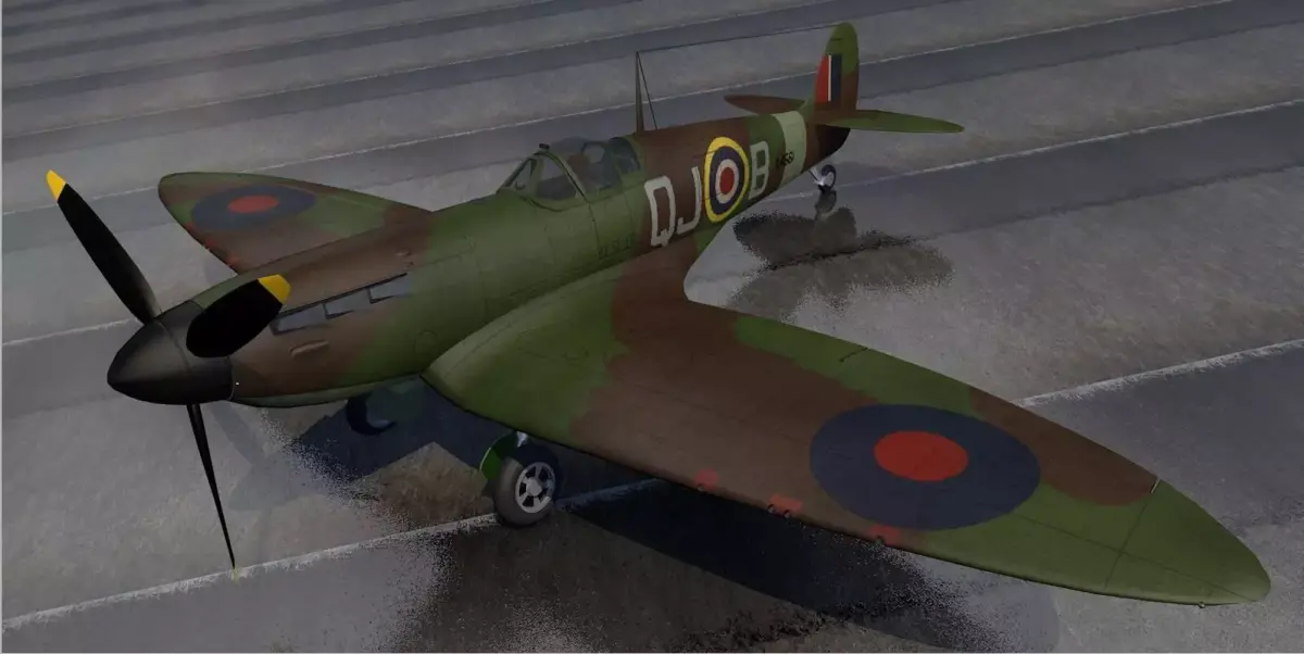 Supermarine Spitfire Mk-1A 3D model