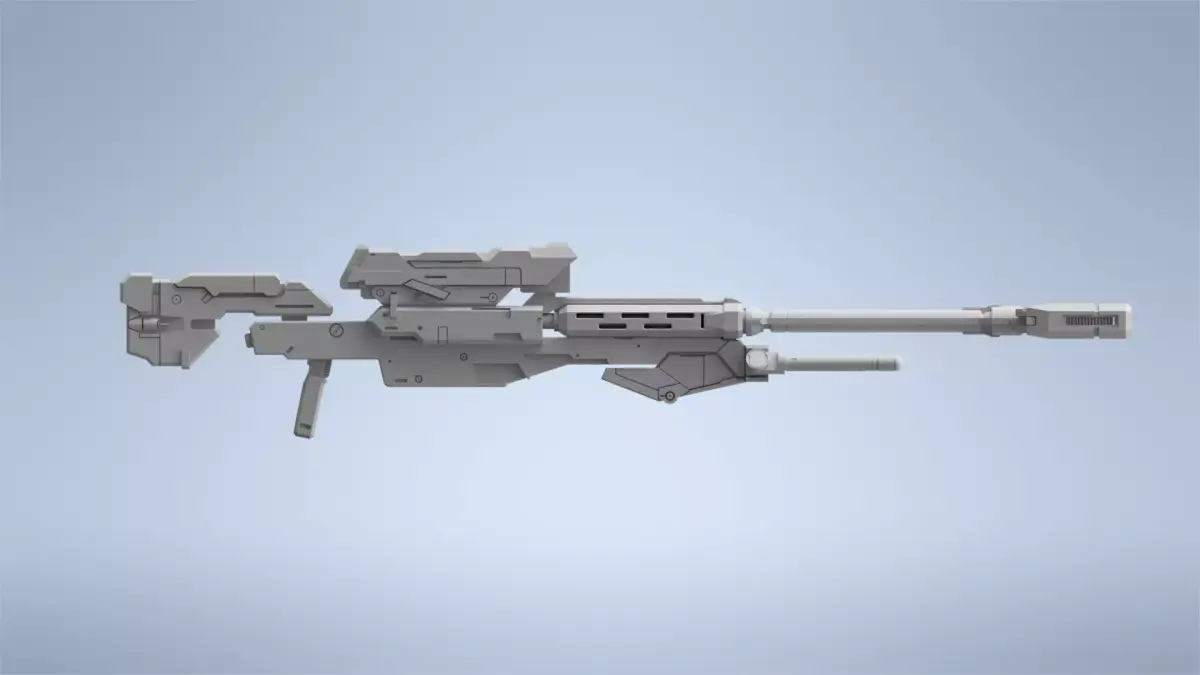 GN Sniper Rifle 3D model