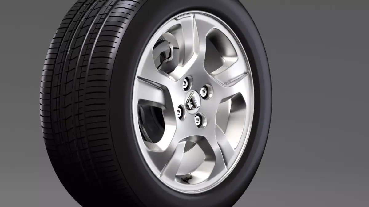 Dacia Logan wheel 2016 3D model