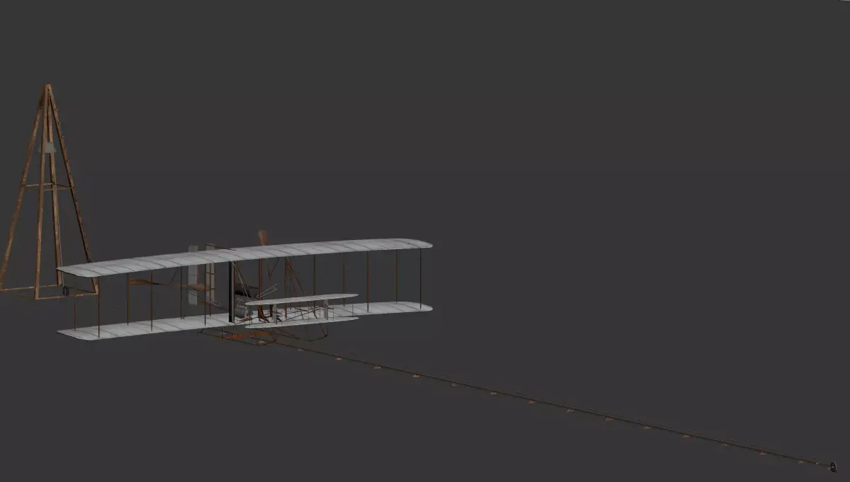 Flyer - Wright 3D model