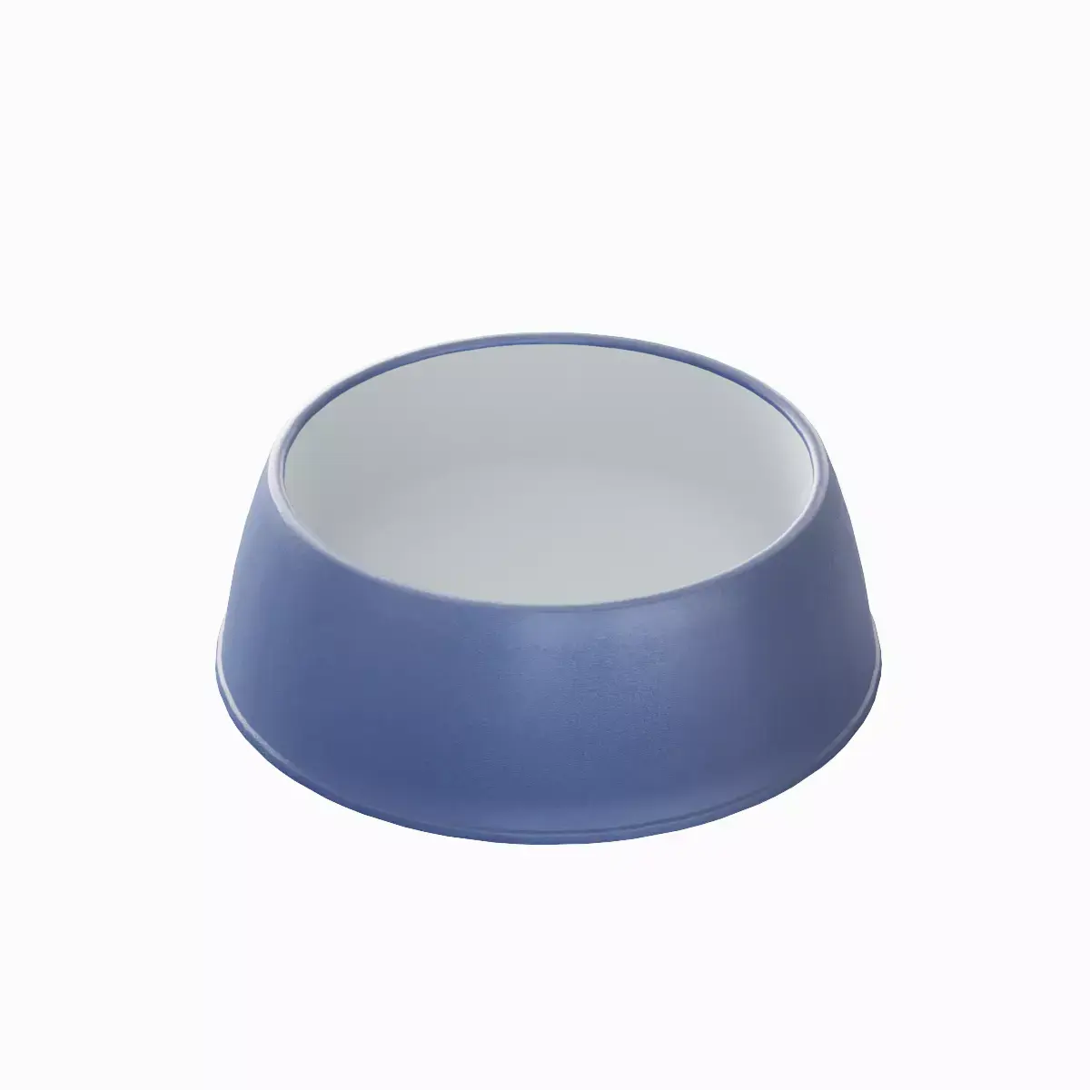 Plastic Dog Bowl B 04 Low-poly 3D model