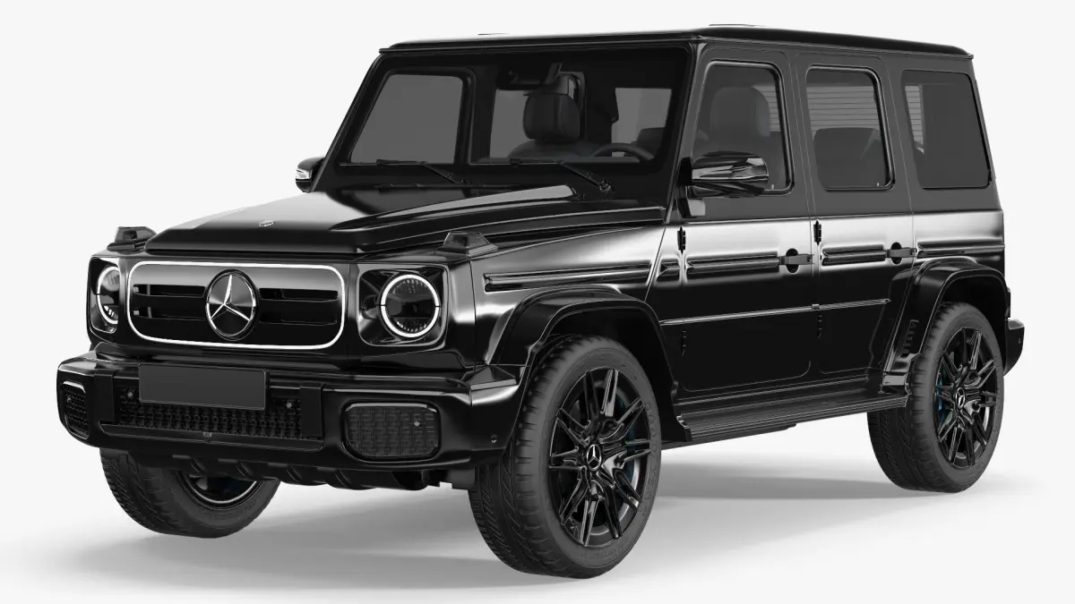 Mercedes-Benz G580 2025 Black Simplified 3D model