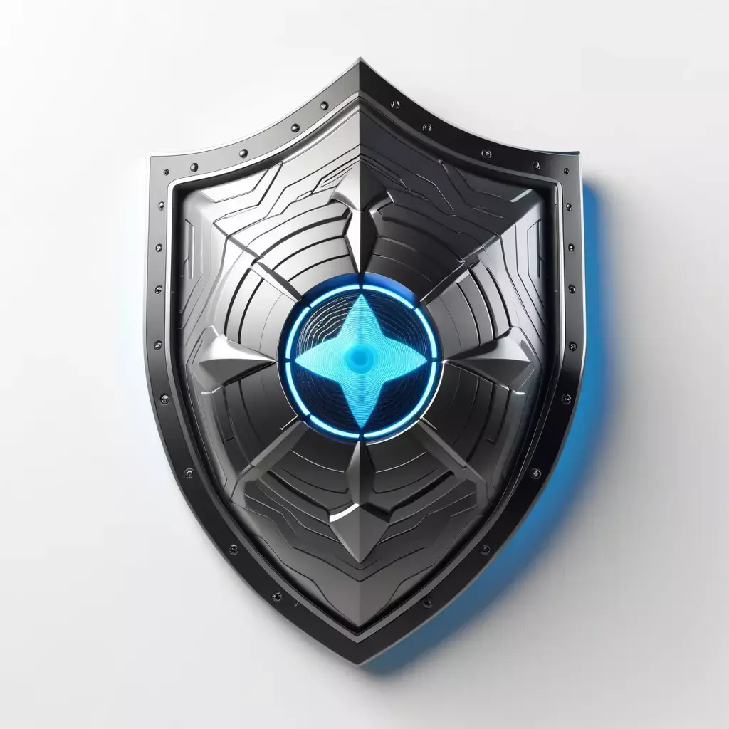 Futuristic Energy Ripple Shield 3D model