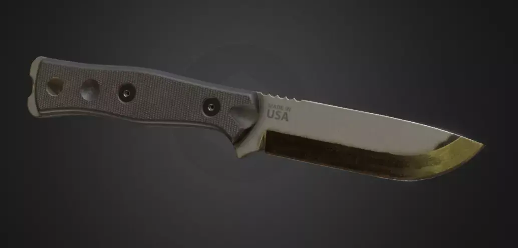 Fieldcraft Knife Low-poly 3D model