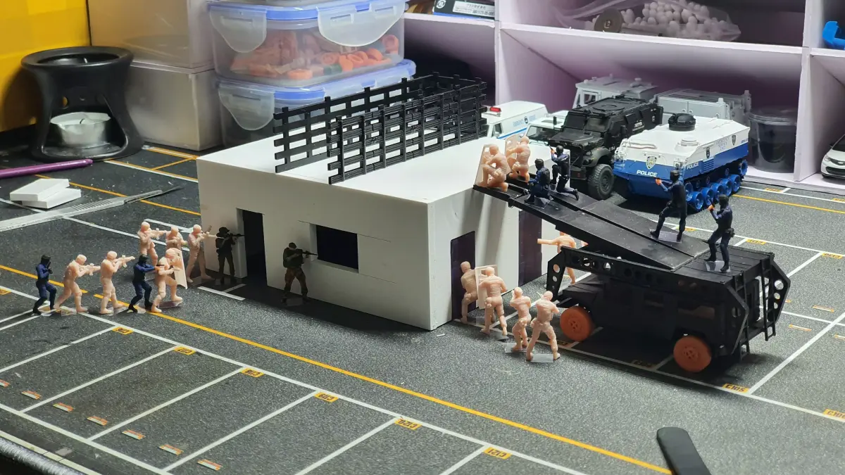 Uro Vamtac S3 in use with GEO in counter terrorism role 3D print model