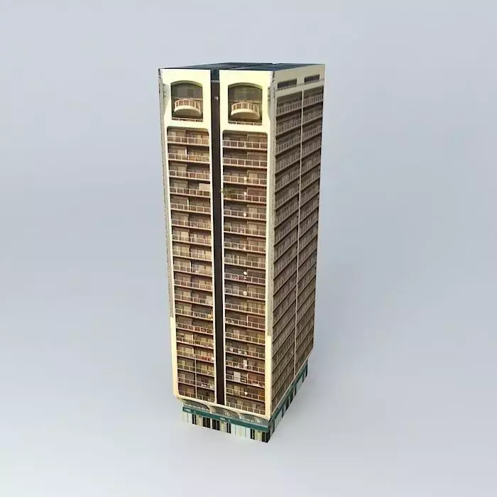 Habib Bank Tower Free 3D model