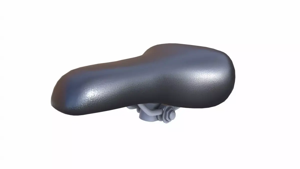 Bicycle Seat Low-poly 3D model buy