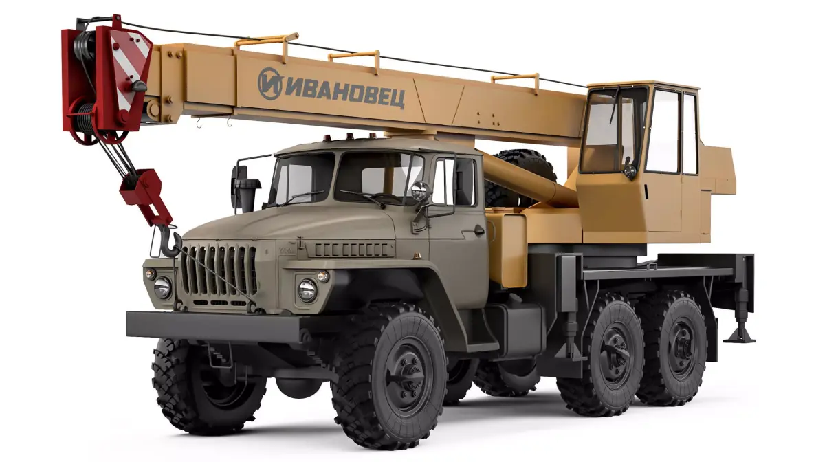Ural 4320 KS-3574 1990 3D model