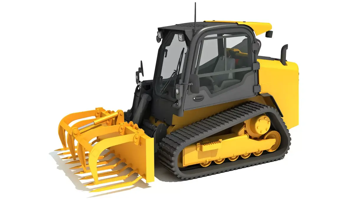 Skid Steer Loader Manure Fork 3D model