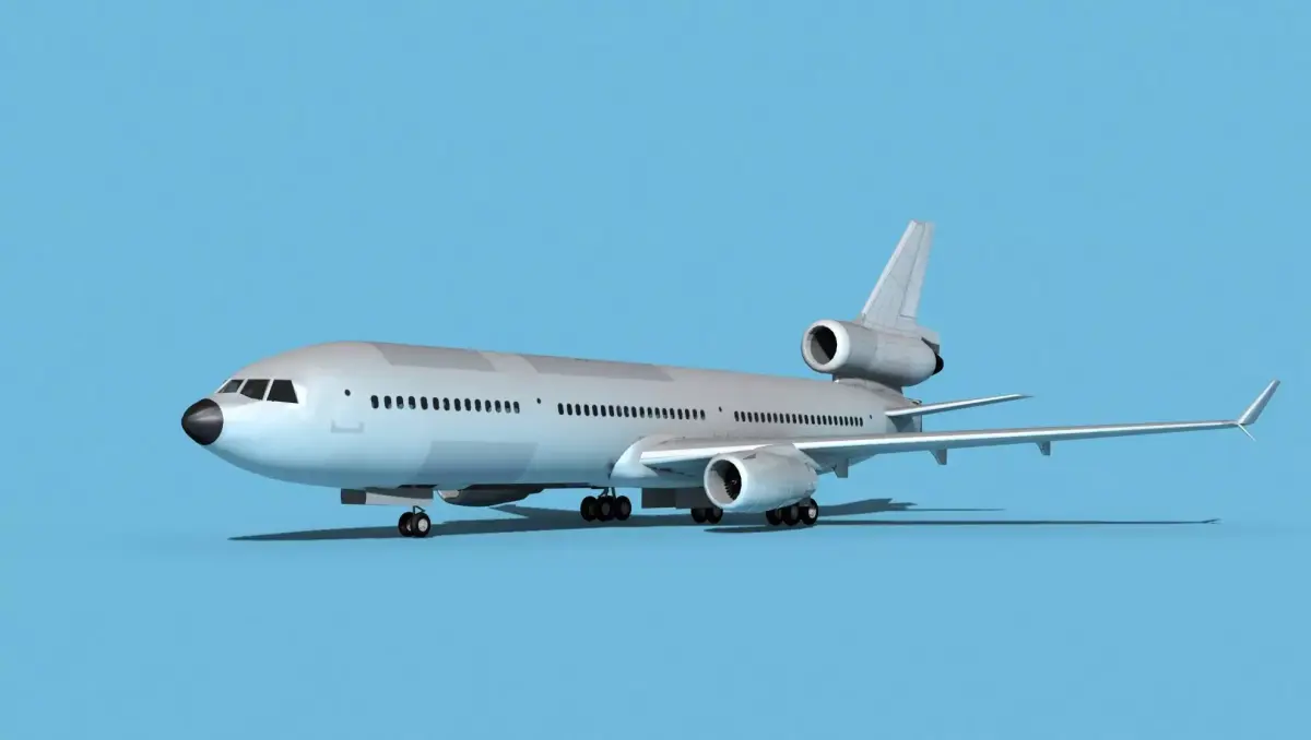 McDonnell Douglas MD-11 Bare Metal 3D model