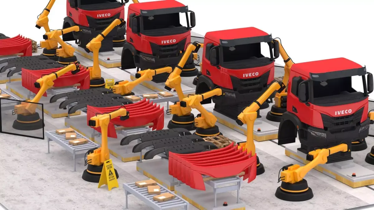 Iveco Truck Factory 3D model