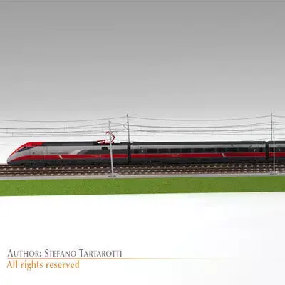 ETR500 Frecciarossa 3D model