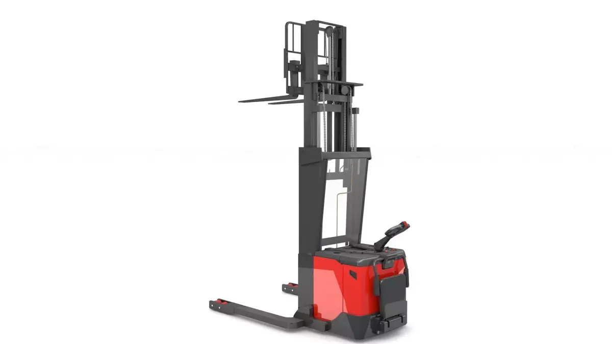 Electric Stacker Rigged 3D model