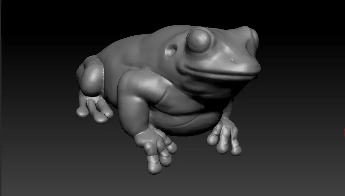 Marvelous Frog sculpt 3D model
