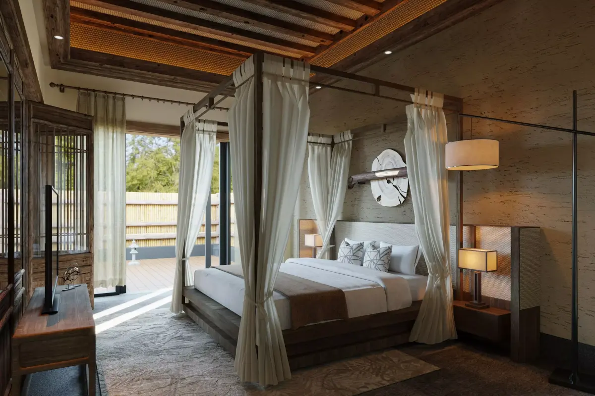 Bedroom interior scenes 3D model 26