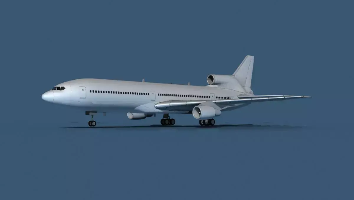 Lockheed L-1011-50 Unmarked 1 3D model