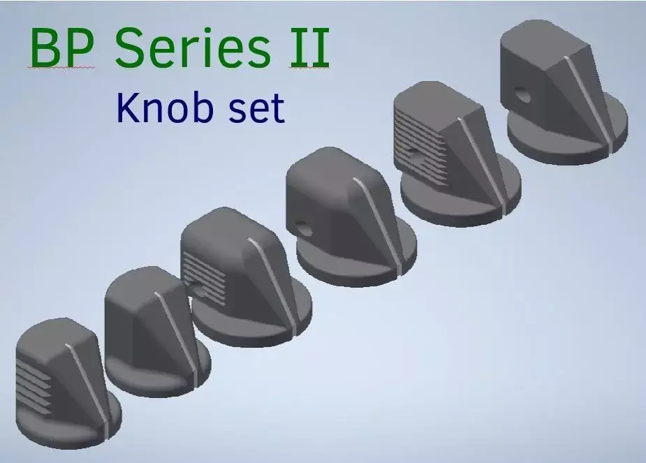 PB Series II Knob Set 3D print model