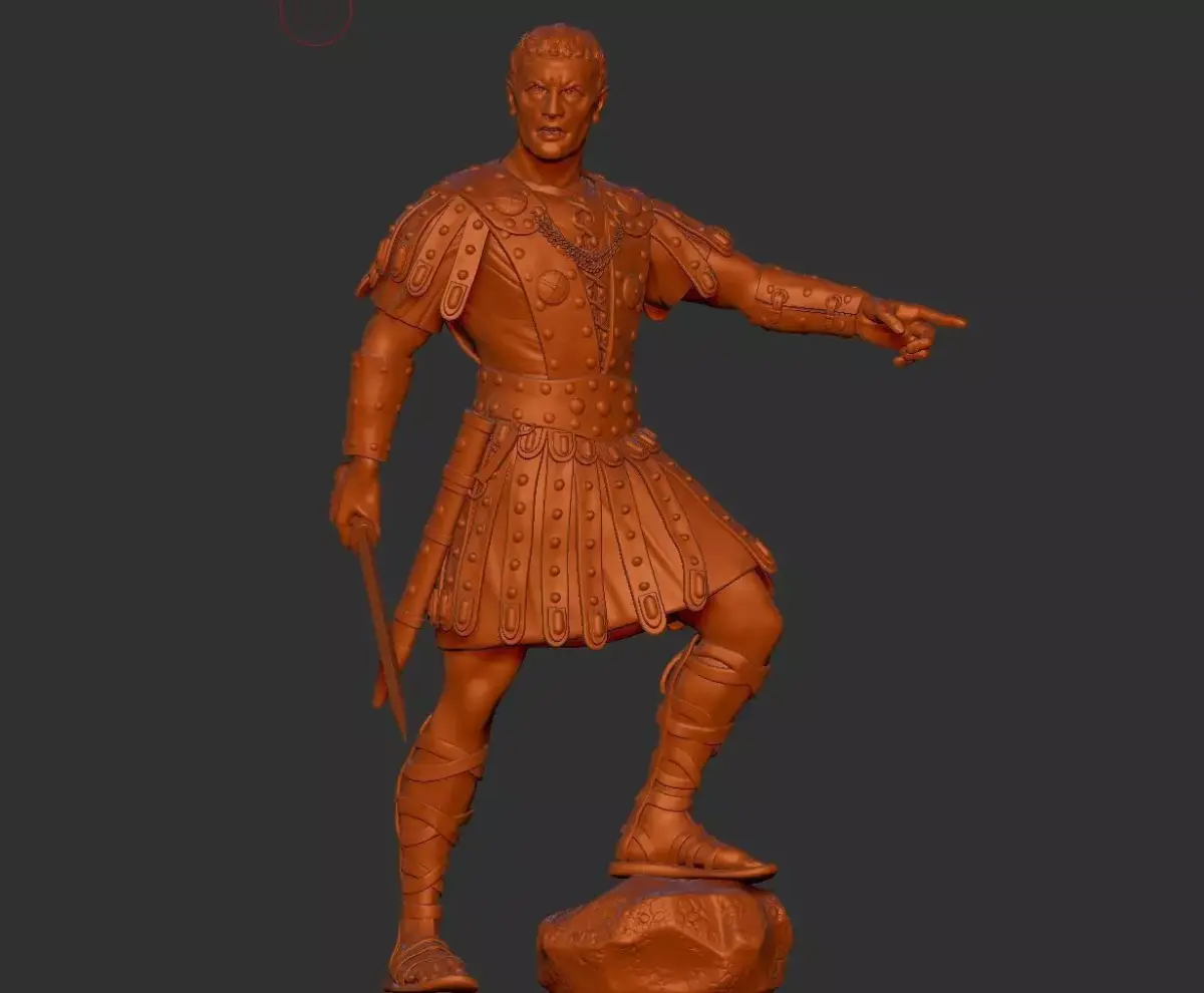 Roman General  3D print model
