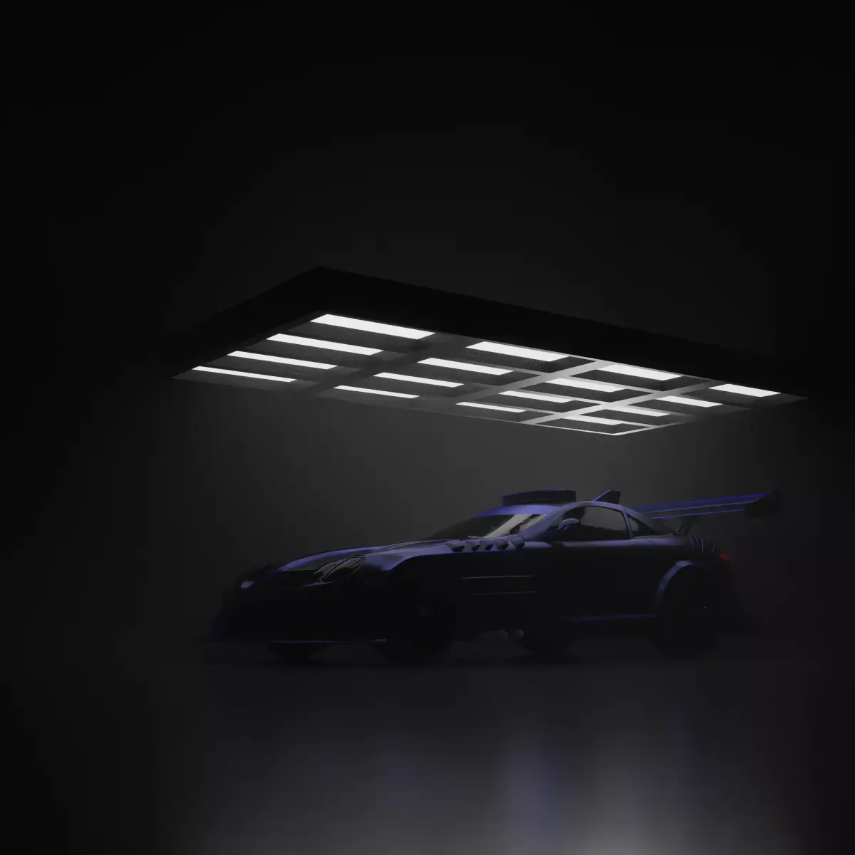 Custom Mercedes-Benz SLR McLaren Concept 3D model