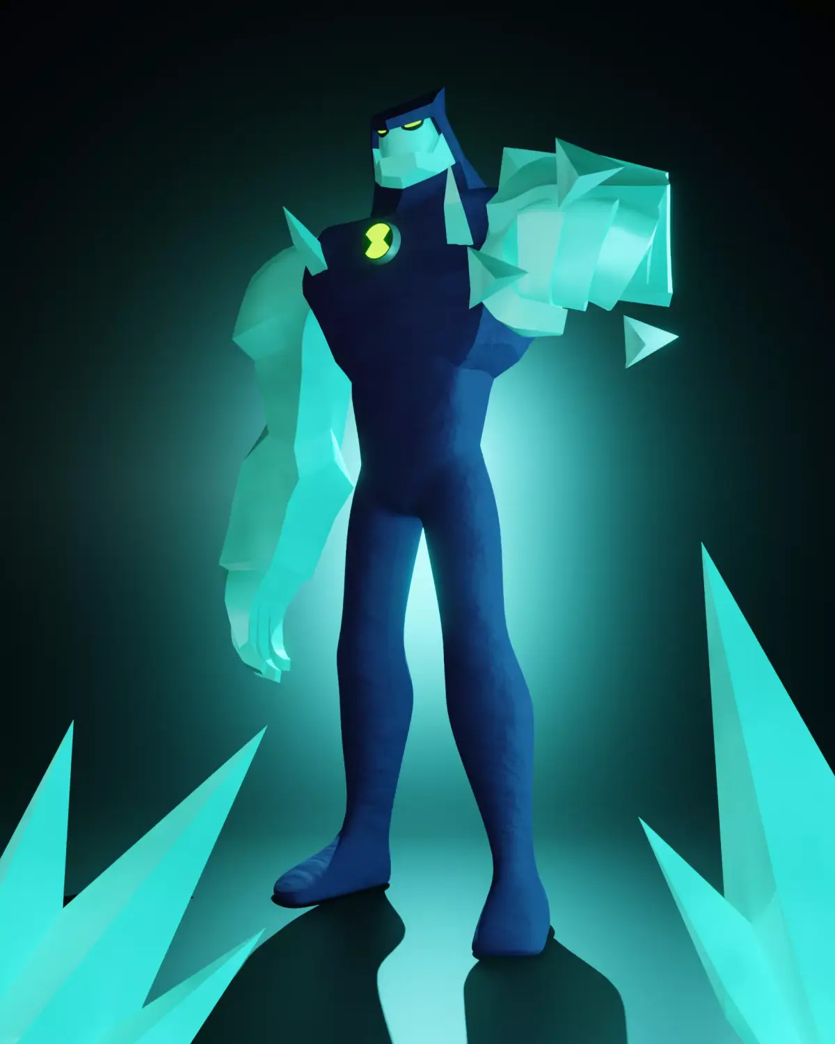 Ben 10 Diamondhead 3D model purchase