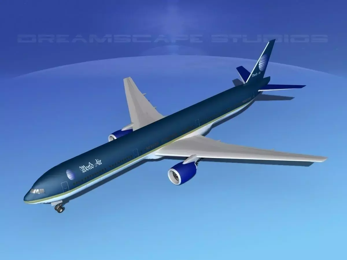 Boeing 777-300 MP World Air 3D model