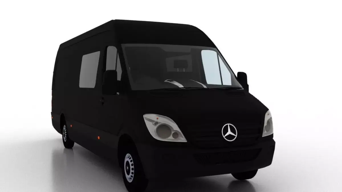 Mercedes Benz Sprinter L4H2 2009 Crew Van UK 3D model