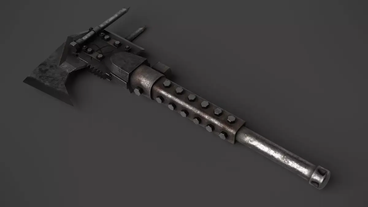 Modifiable Strike Weapon 19 Low-poly 3D model