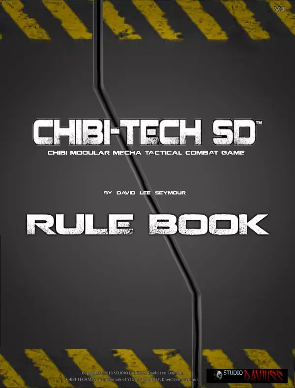 CHIBI TECH SD  RULE BOOK and FREE D6 Free 3D print model