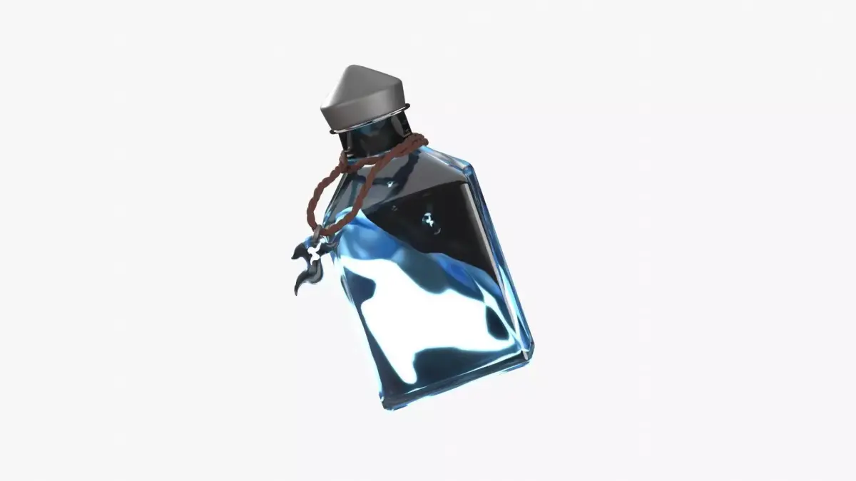 Blue Fire Spell 3D model