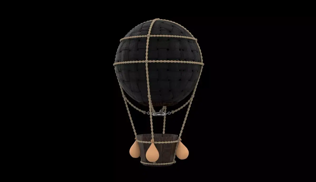 Balloon Low-poly 3D model