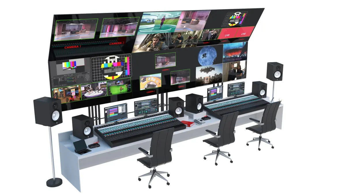 Television Broadcast Control Panel 3D model