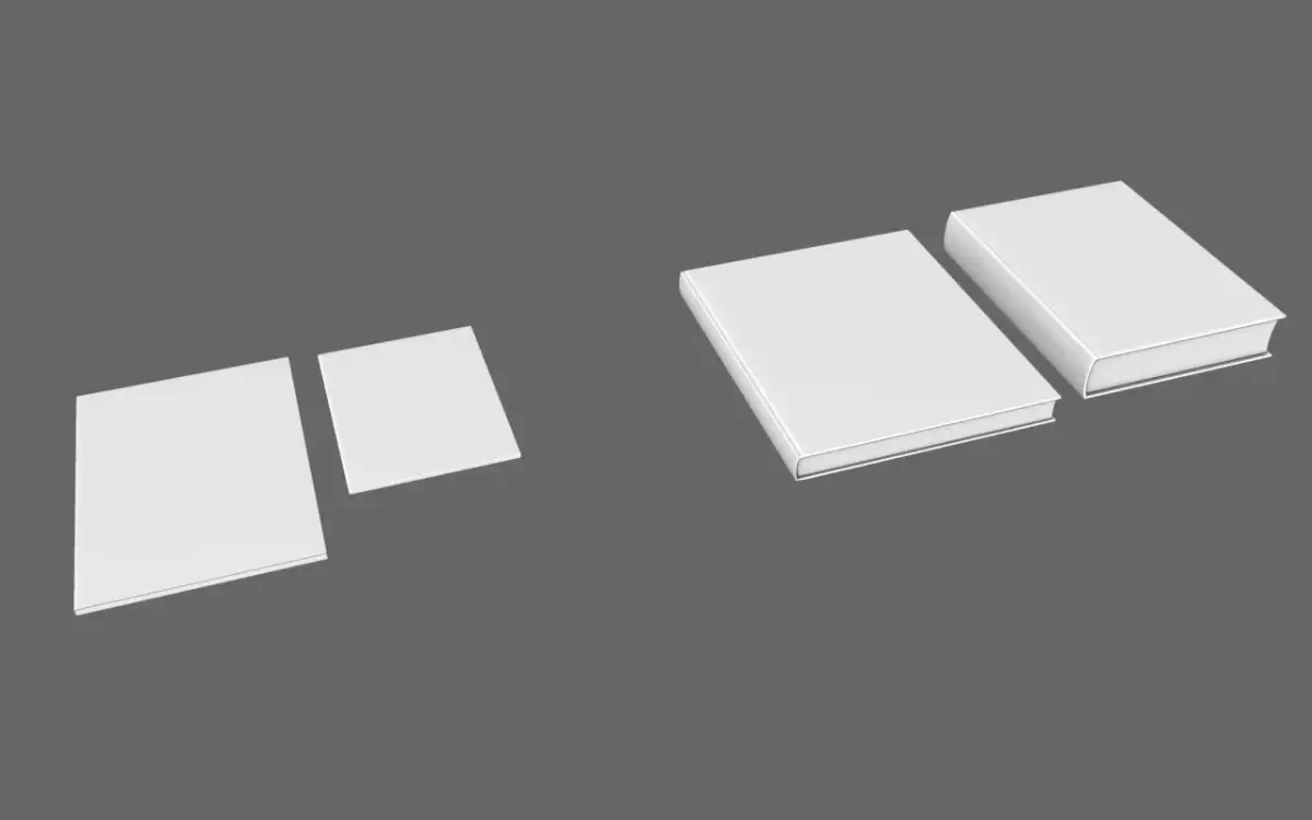 Books Mags 3D model